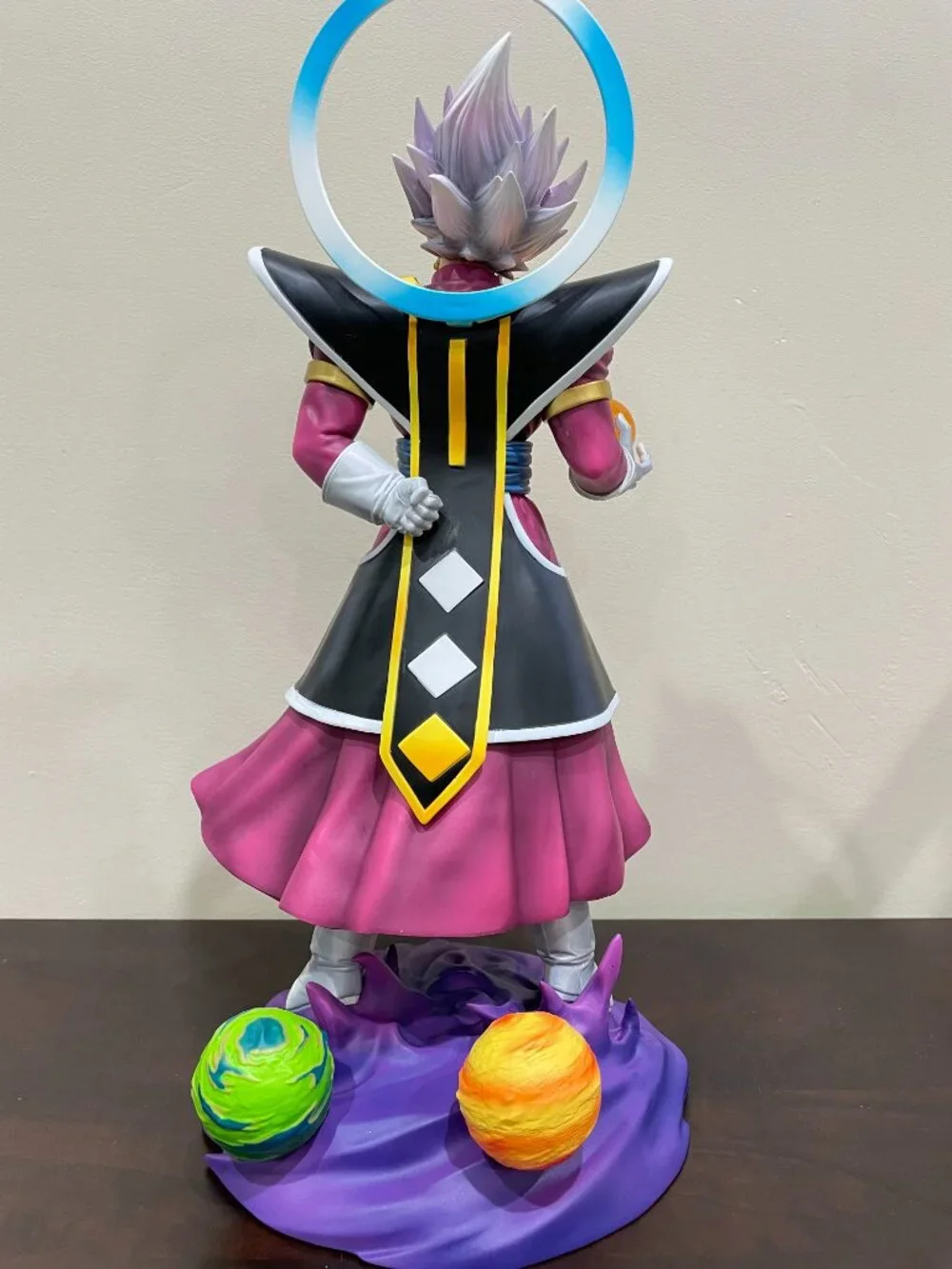 Large Dragon Ball Grand Priest Goku Vegito God Statue Figure Collection Gift
